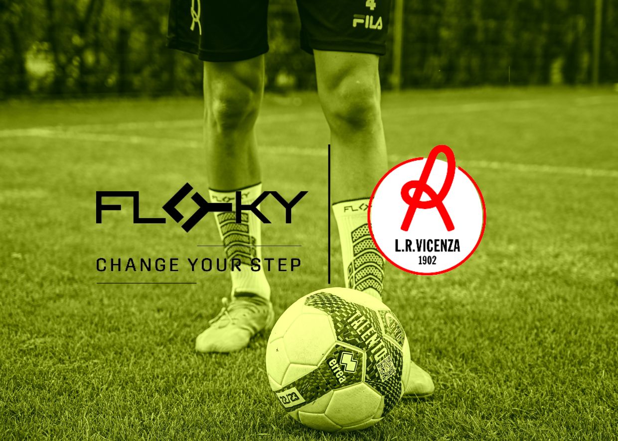 La biomeccanica a tutela dei calciatori: FLOKY Official Partner di L.R. Vicenza