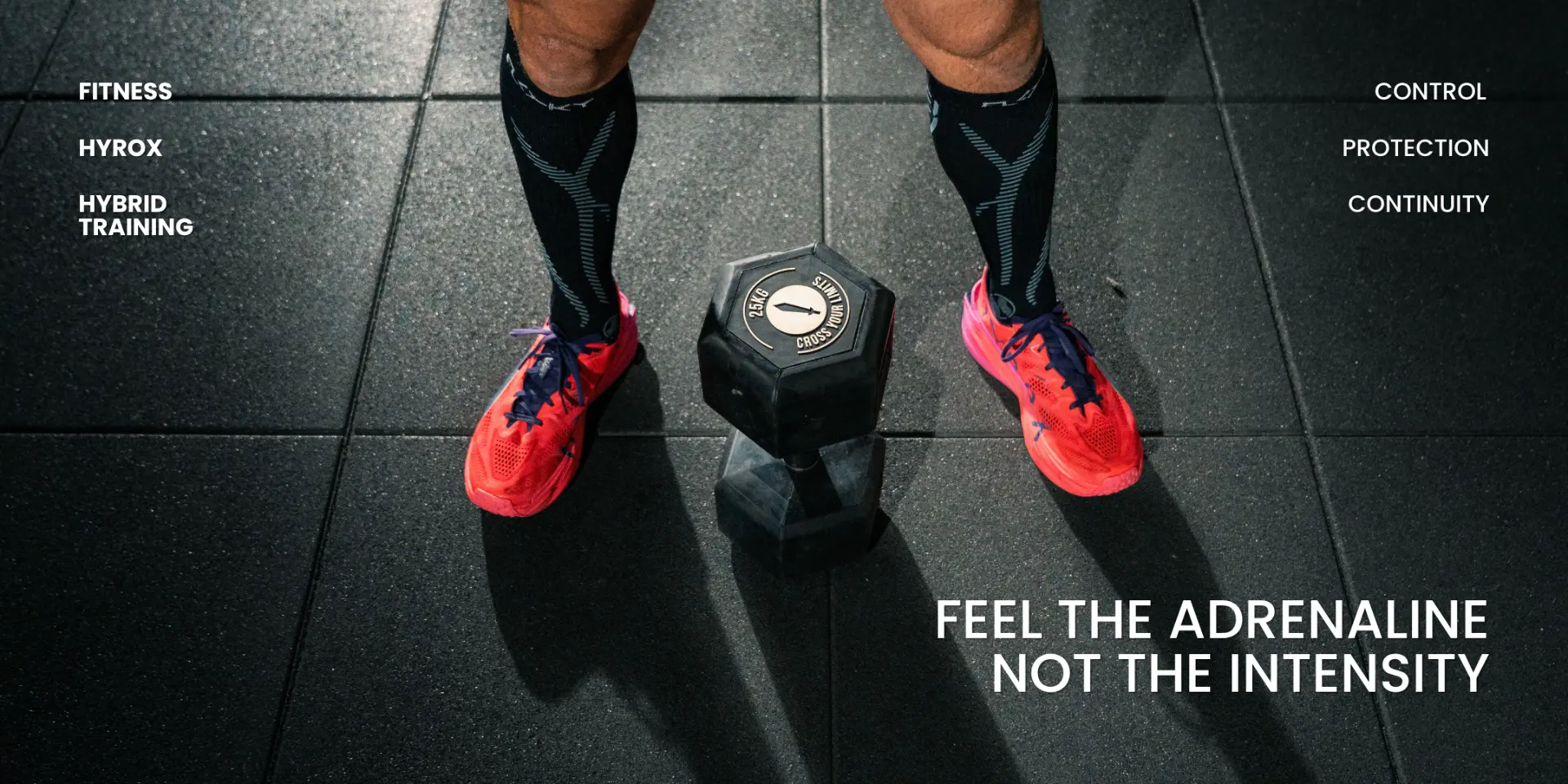 Fitness, Hyrox, hybrid training — Feel the adrenaline, not the intensity